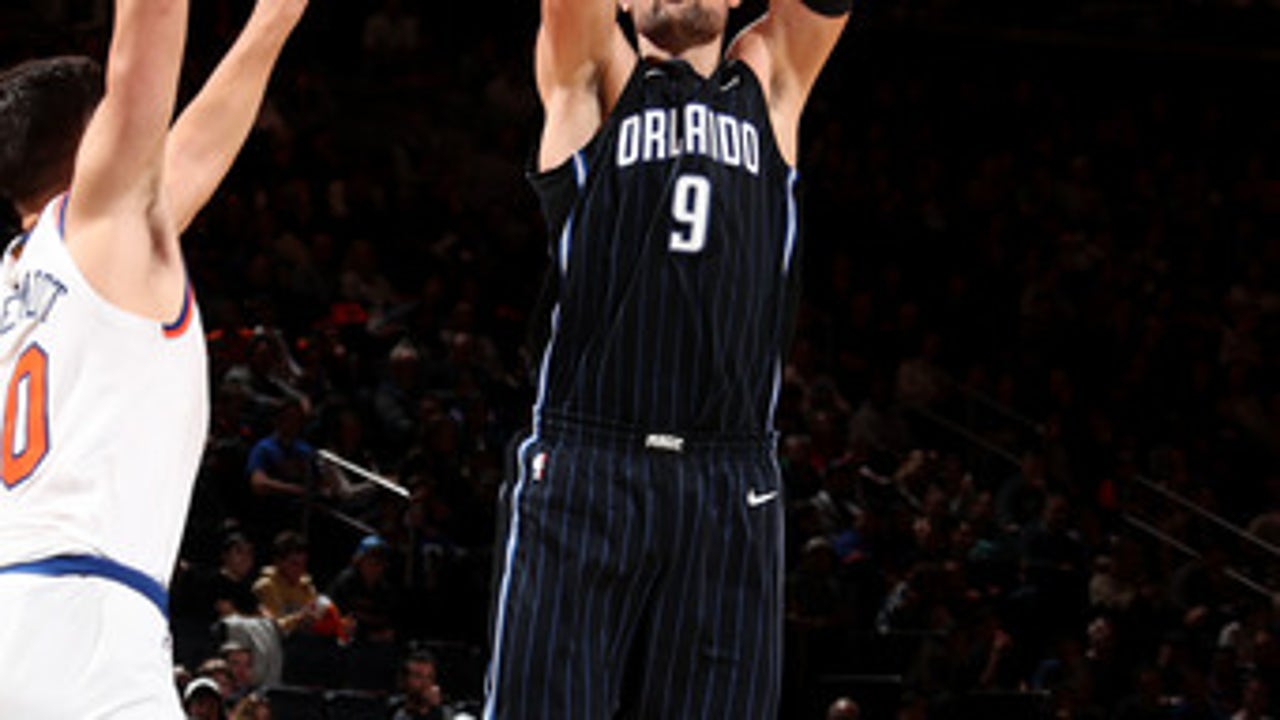 Nikola Vucevic has 34 points, Magic beat Knicks 105-100 (Dec 03, 2017)